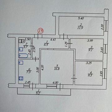 Продаж 4к Квартира Незалежності (Жовтнева) вулиця