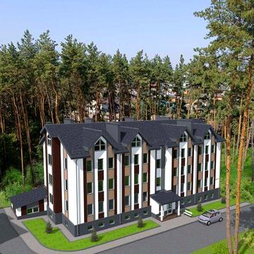Смарт квартира, Бортничи, с видом на лес. ЖК Смарт дом