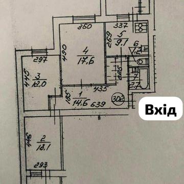 Власник: 3к Квартира, 74.8м2, Святошиський р-н. Симиренко 25а.