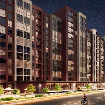 2-кімнатна 64 м², кухня 15 м², гардеробна,лоджія, балкон ЖК “Княгинин” ЖК Княгинен