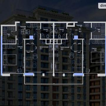 Продаж 3к Квартира Французький бульвар ЖК Первый Французский