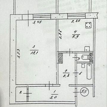 Своя крупногабаритная 43,9 кв.м л/б  4 мкрн 5/10 Героев 11