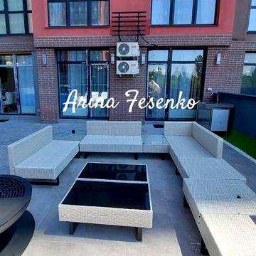 Vip продажа новой  , дизайнерской квартиры  с террасой  и зоной  BBQ ЖК Manhattan