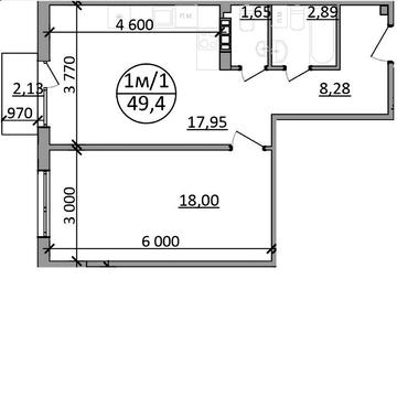Продаж 1к квартири с. Басівка (біля Львова),860 $/м² (від забудовника) ЖК Парксайд