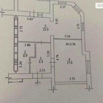 Продаж 1к Квартира Заливна вулиця ЖК Левада 2