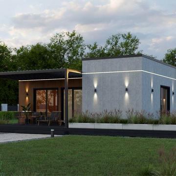 Модульний будинок Харків 43м2 на базі MODUL BRAVO