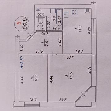 Продам 2к квартира