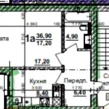 Продається 1кім новобудова, з можливістю розтермінування