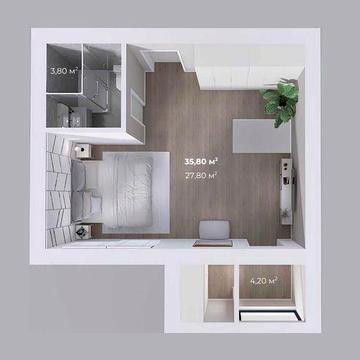 1К квартира продаж від забудовника ЖК Grand Villas