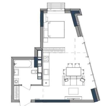 1к квартира в Метрополісі | Площа 34 м² | м. Теремки | ВІД ЗАБУДОВНИКА ЖК METROPOLIS