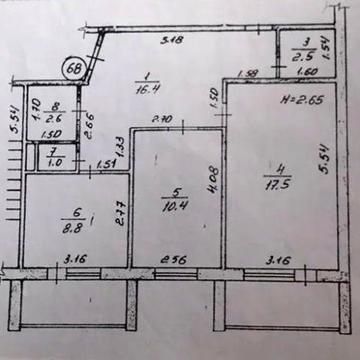 Продаж 3к квартира Вишневе Південна,9