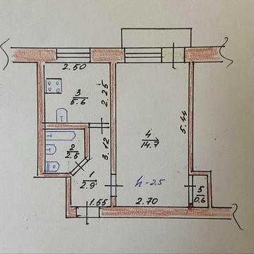 Продам 1-кімнатну квартиру. місто Тернівка