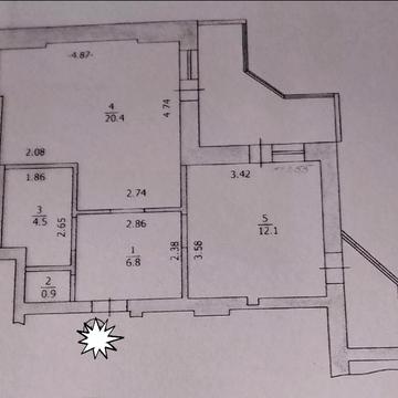 Продаж к.квартири Святопетрівське.вул.Теплична 38.