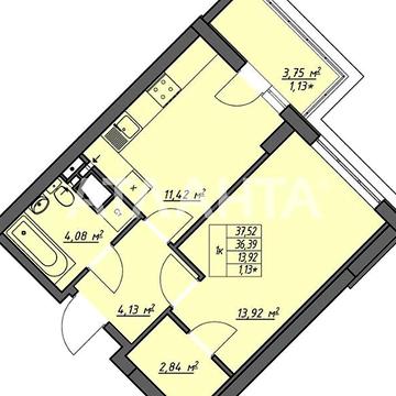 Продаж 1к Квартира Віталія Нестеренка (Академіка Воробйова) вулиця ЖК Одесские традиции