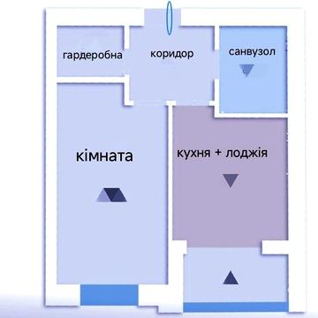 Однокімнатна квартира Просторна  Панорана Автономія .