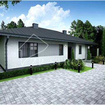 Одноэтажный дом на Правом