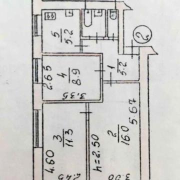 Продам 3-кімнатну квартиру, 51 м², вул. Січових Стрільців 10Б, Стрий