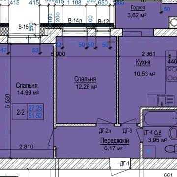 Продам квартиру 2 к квартиру У Квартал Без комісії для покупця ЖК У Квартал