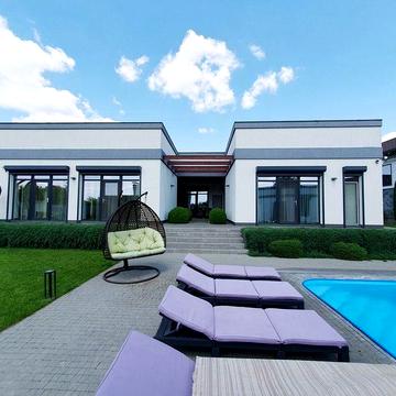 Продам новый дом, Новоалександровка, бассейн, сауна, камин, 15 соток.