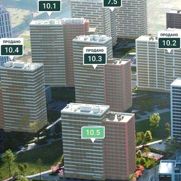 Выговского И., ЖК "Варшавский 3", дом 10.5, тип 1С2 ЖК Варшавский 3
