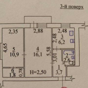 Продам 2 ком.кв.  м. Бот. Сад.
