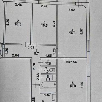 Продається 4 кім.кварт.пр-т Гонгадзе 14, площа 84 кв.м., Житловий стан