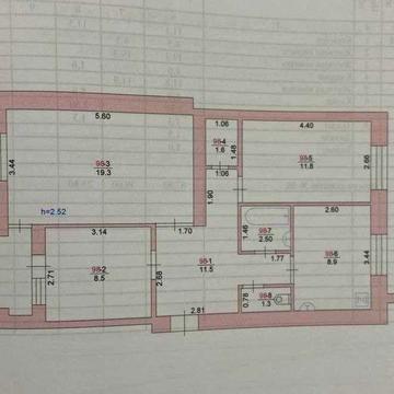 Продажа 3-х комнатной Киевского  проекта ул.Шевченко