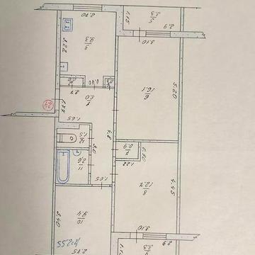 Квартира трикімнатна з індивідуальним або обмін