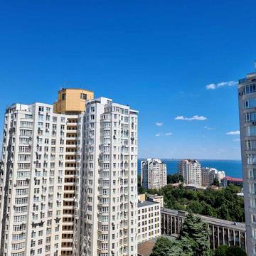 Французский бульвар. Прямой вид на море со всех комнат. Ремонт. Мебель ЖК Французский бульвар