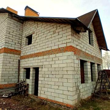 Продам добротній,недобудований будинок в с.Березівка.Київ 25км.