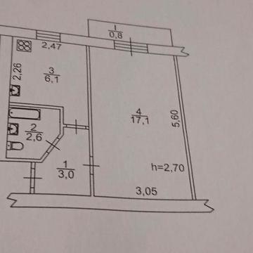 Продам 1 комнатную квартиру.