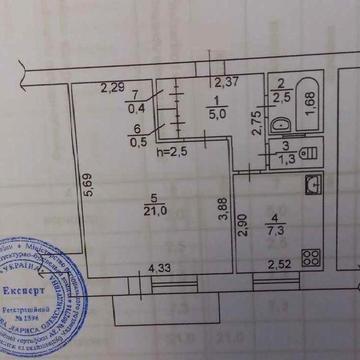 Продаж 1 кім.кв. по вул.Набережній 12