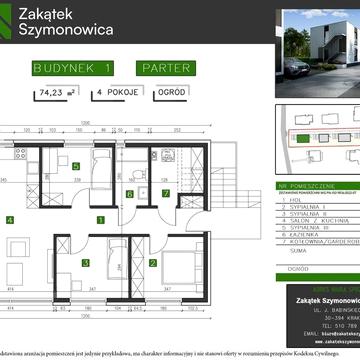 Краків! Передпродаж ! 74,23 м² + сад, Без посередників, Краків–Ручай