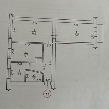 Продам 3 кім. Квартиру.вул Шатіла