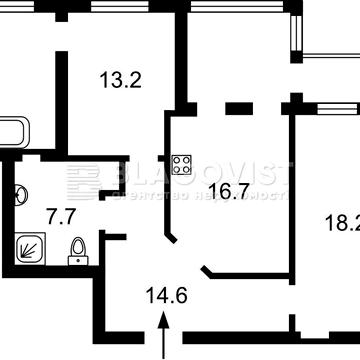 Продаж 3х кімнатоної квартири 80м2 Б.Хмельницького 30/10 Опера Центр