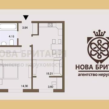 Роздільна 1к 41м², ЖК Нова Англія, будинок Престон, БЕЗ КОМІСІЇ ЖК Нова Англія