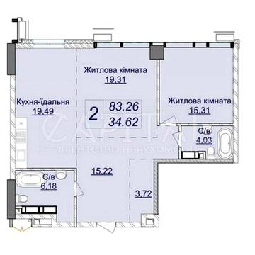 Продажа 2к квартиры 83м2 Новопечерские Липки 7 очередь 2500м2 Печерск ЖК Новопечерские липки