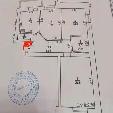 Продам 3 кімнатну квартиру по вул. 24 Серпня