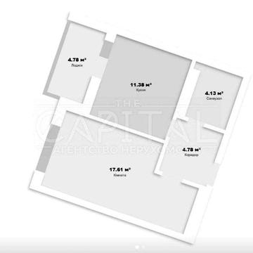Продаж квартири/Дніпровський рн/43м2/1-кімнатна/13 поверх/вул. Сосюрі ЖК Дніпровська мрія