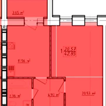 Продаж 1к Квартира Заливна вулиця ЖК Левада 2