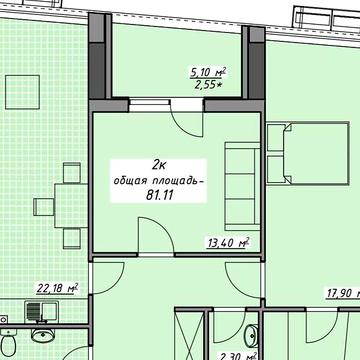 Продаж 2к Квартира Курортний провулок ЖК Атмосфера
