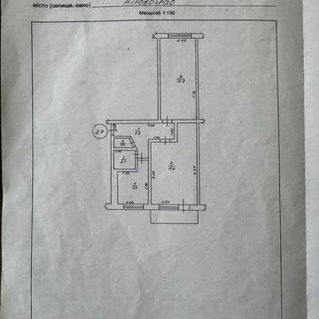 Селище Нове 2х кімнатна роздільна квартира