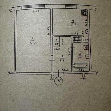 Продаж квартири 1-кімнатної