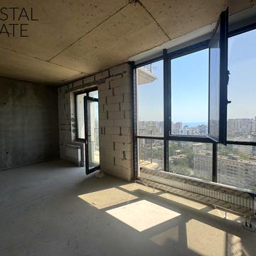 Двокімнатна квартира з видом моря в зданому будинку Акрополь, 5 станція Фонтану