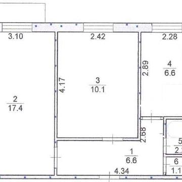 Продається 2 к. кв. на 3-му пов. 5-ти пов. будинку в м. Шостка