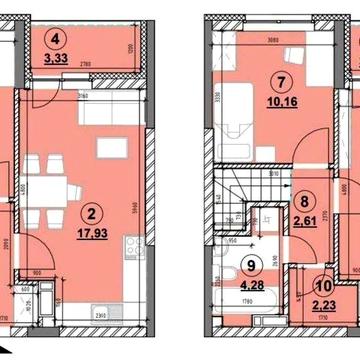 Продаж дворівневої квартири в жк Okland Окланд 85м2 ЖК Окланд