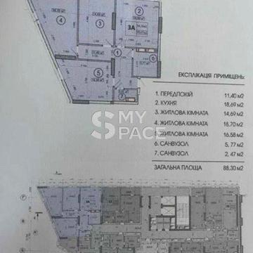 3-кімнатна квартира, вул. Глибочицька, 73-79
