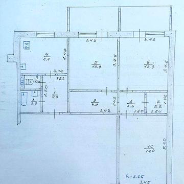 Продам 3х комнатну квартиру в Балаклії