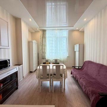 Продам евродвушку с ремонтом, 4/24 эт, Французский б-р (3-136-958 ЛБ) ЖК Французский