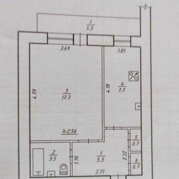 Здам 1к.квартиру біля ресторану Кристал укомплектовану